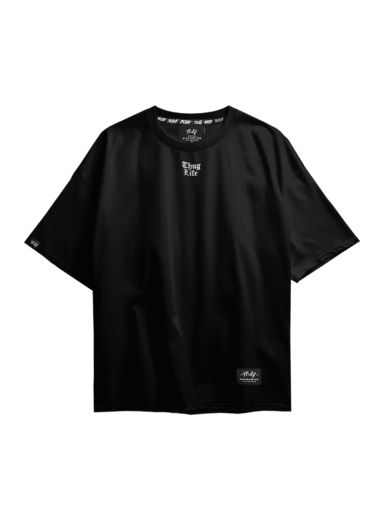 MDF Polera MINIMAL THUG LIFE Negro 2XL