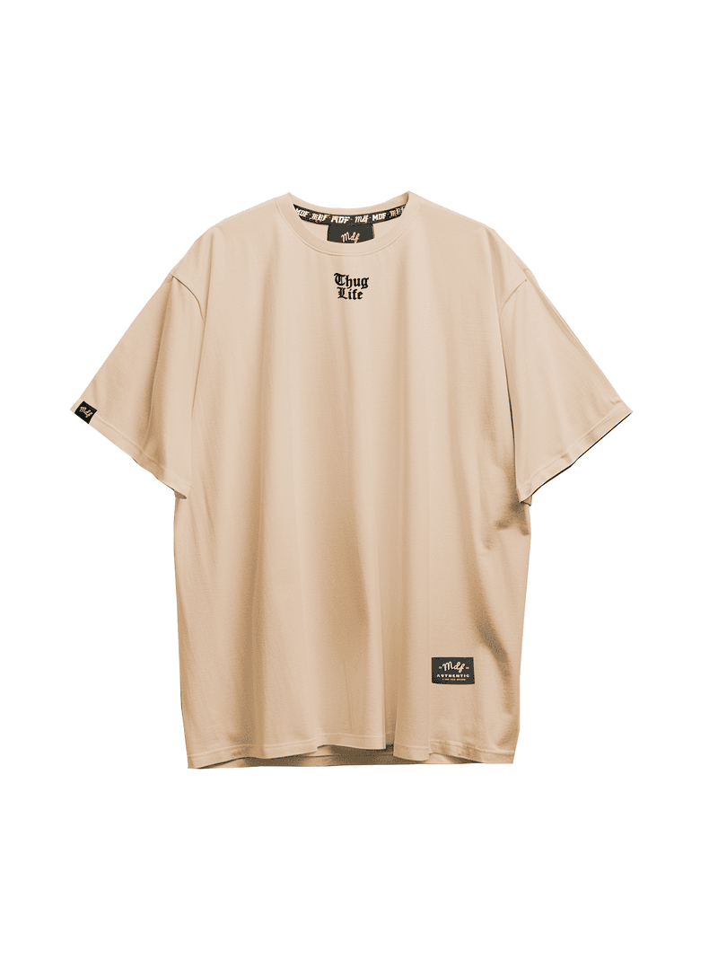 MDF Polera MINIMAL THUG LIFE Beige M