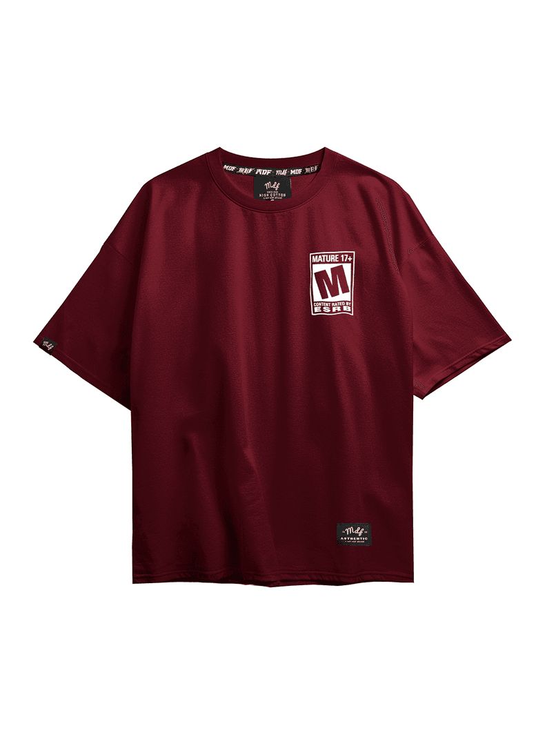 MDF Polera MATURE 17 Burdeo M