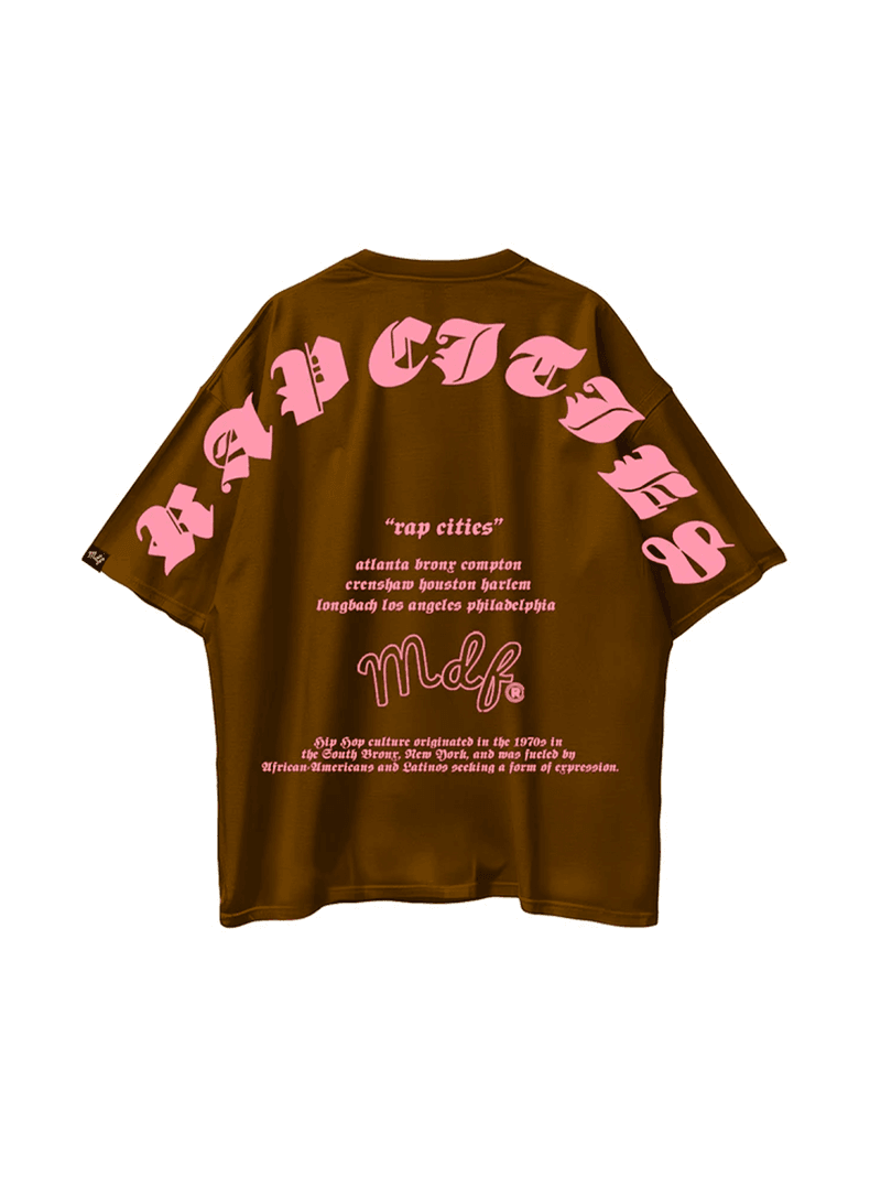 MDF Polera RAP ORIGINS Cafe XXXL