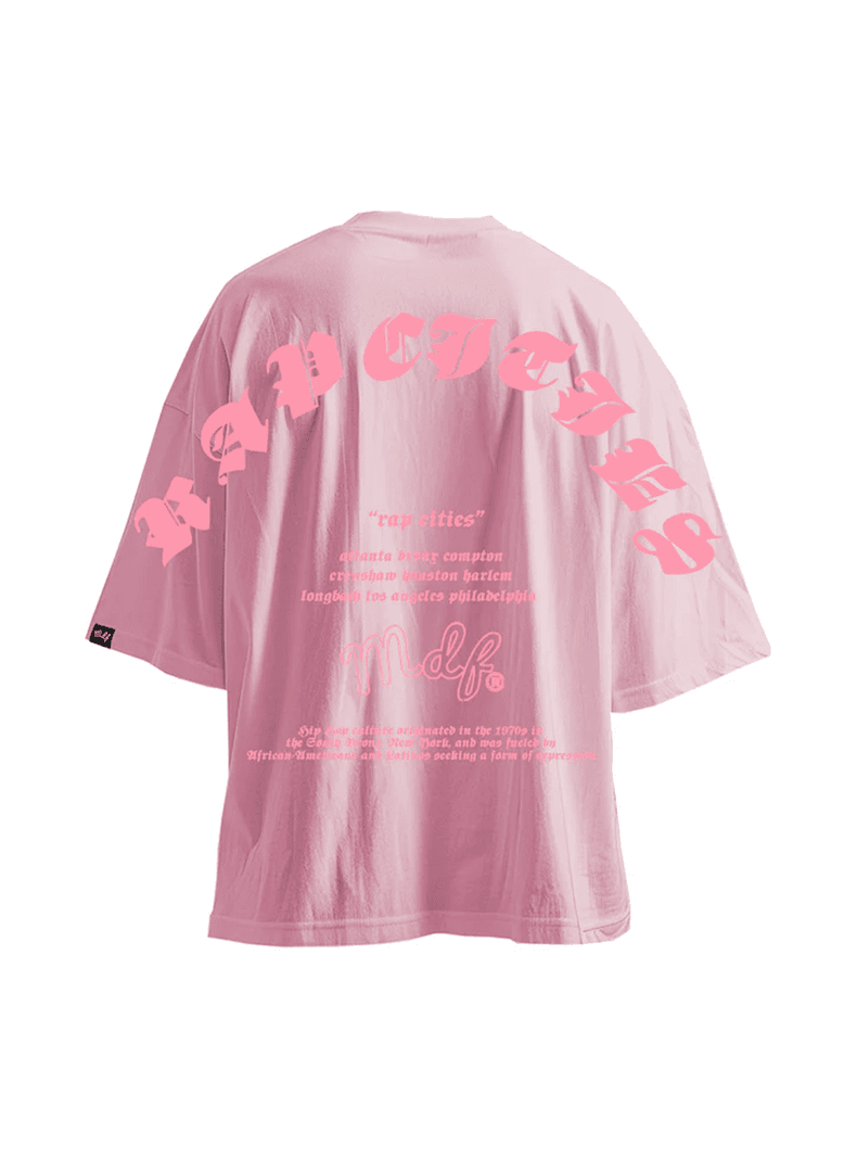MDF Polera RAP ORIGINS Rosado XL