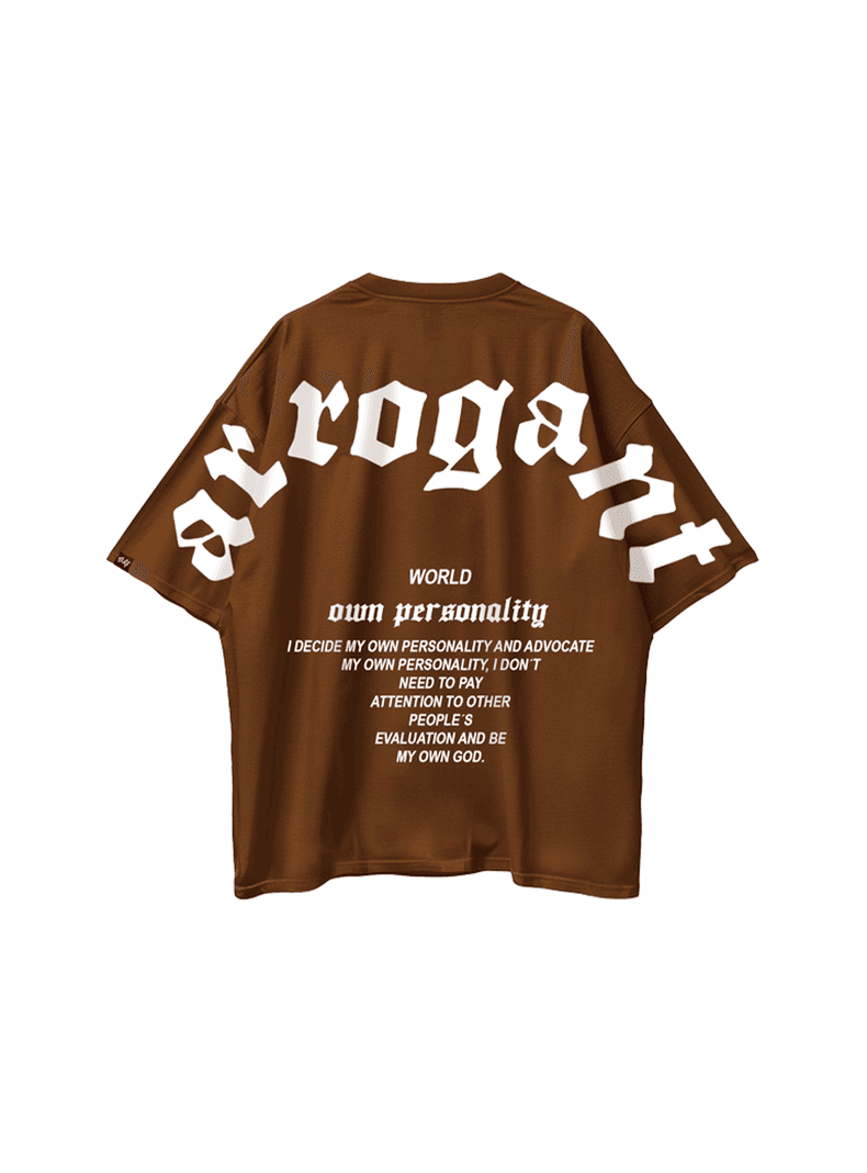 MDF Polera BE ARROGANT Cafe XXXL