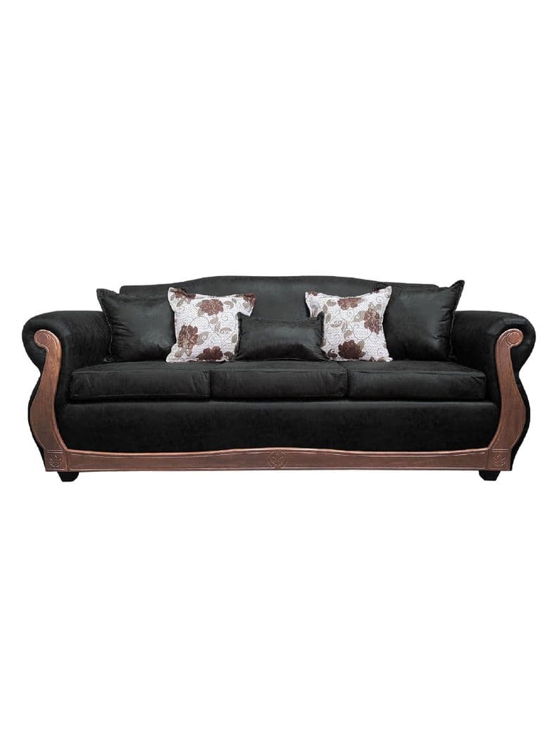 Sofa Con Resorte Estructural 4 Cuerpos Grand Santi Envejecido X
