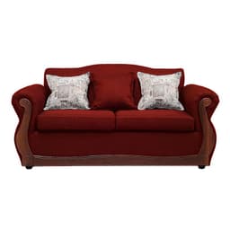 Sofa Con Resorte Estructural 3 Cuerpos Gran Santi X Burdeo