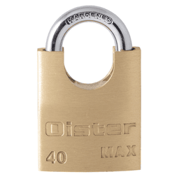 Candado Oister MAX con Hombros 40mm Amarillo