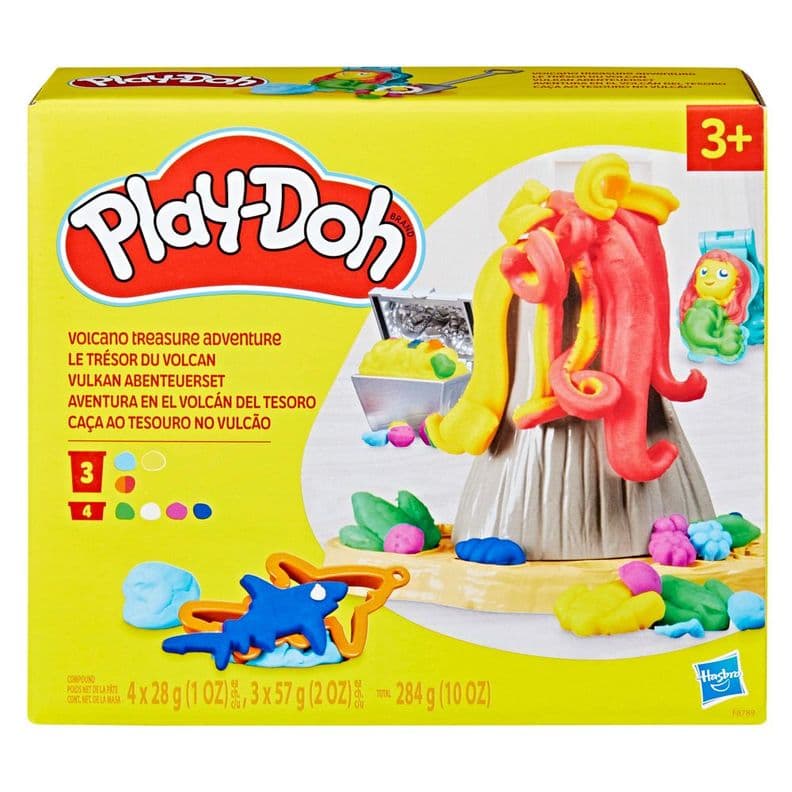 Masas y Plastilinas Play Doh Aventura en el Volcan del Tesoro