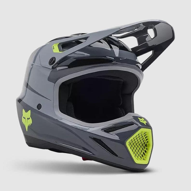 Casco Moto V3 Divider Gris Fox S