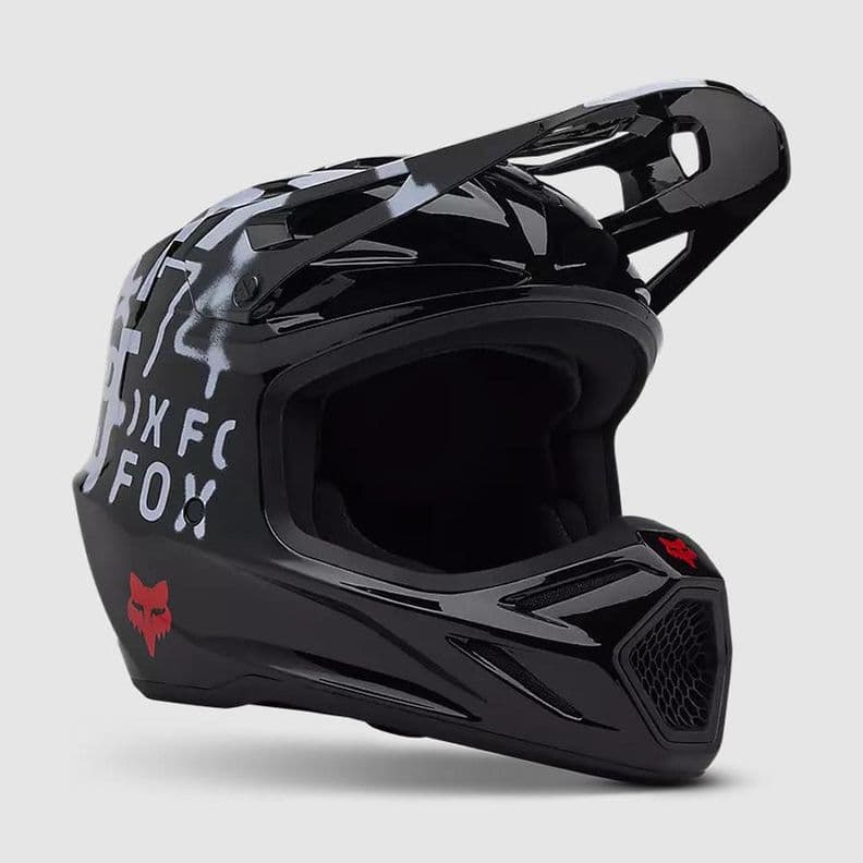 Casco Moto V3 Seventy4 Negro Fox XL