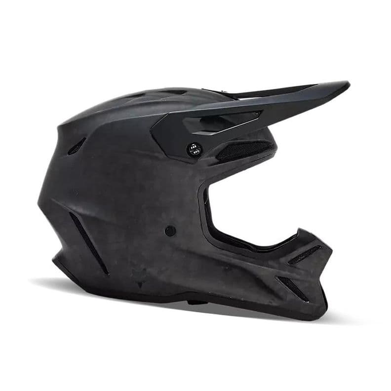 Casco Moto V3 RS Carbon Solid Negro Fox M