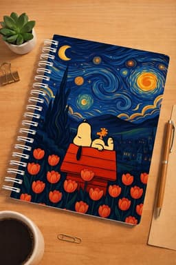 Agenda Snoppy Nocturno A5 Planner