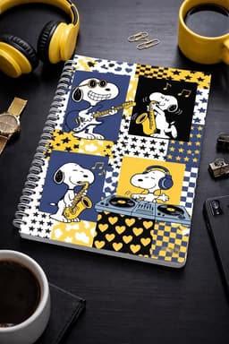 Agenda Snoppy Collage Musical A5 Planner