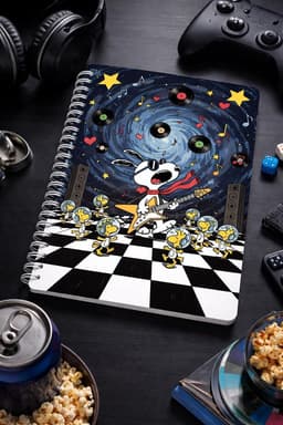 Agenda Snoppy Music A5 Organizador Personal