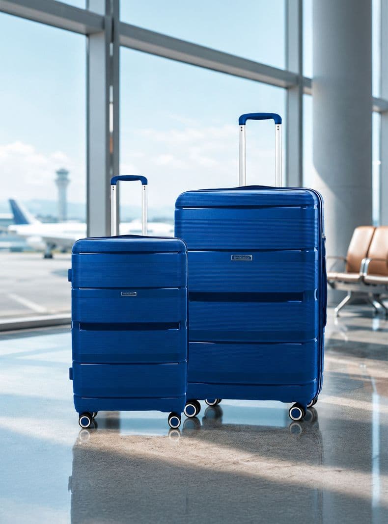 Set Maletas Rigida Explore S-L Azul