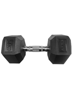 Mancuerna Hexagonal 15 Kg Negro
