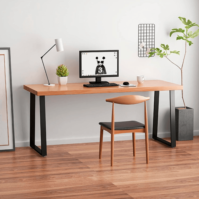 Escritorio Rustico Belen 160cm | Madera y Metal | Oficina en Casa Cafe 160 CM