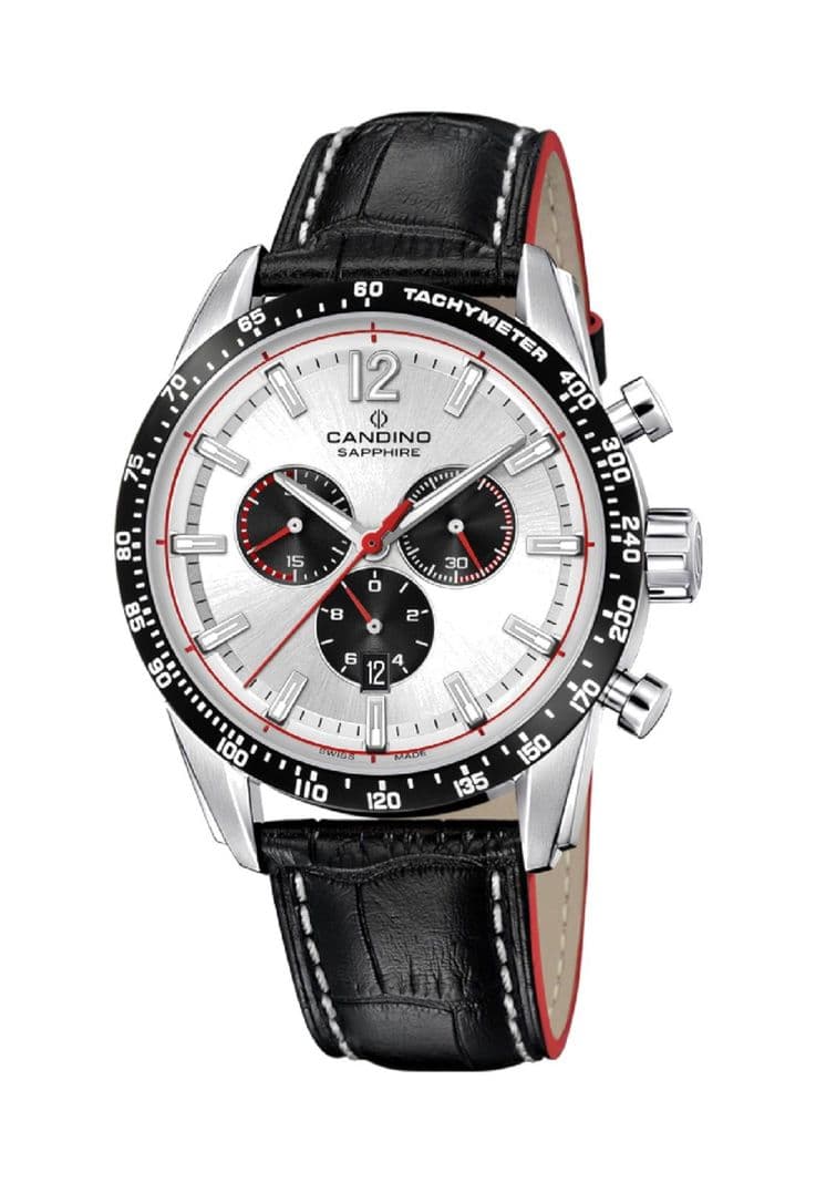 Reloj C4681/1 Candino Blanco Hombre Chronos Negro