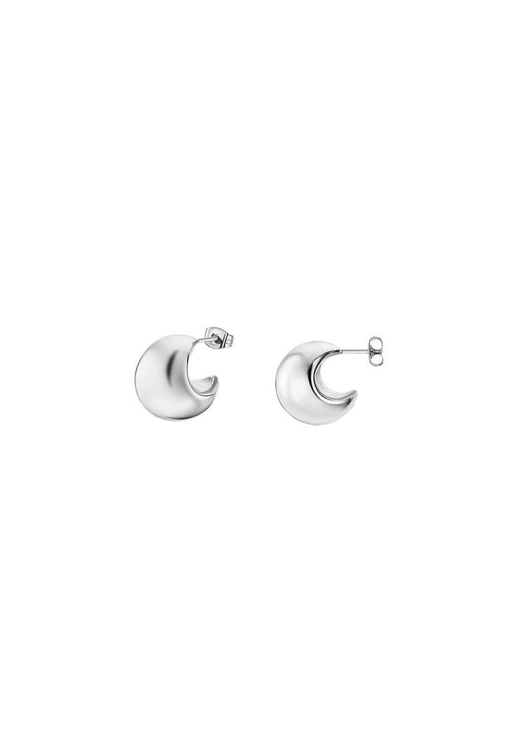 Aros Ls2430-4/1 Lotus Style Mujer Urban Woman Plateado Metalico