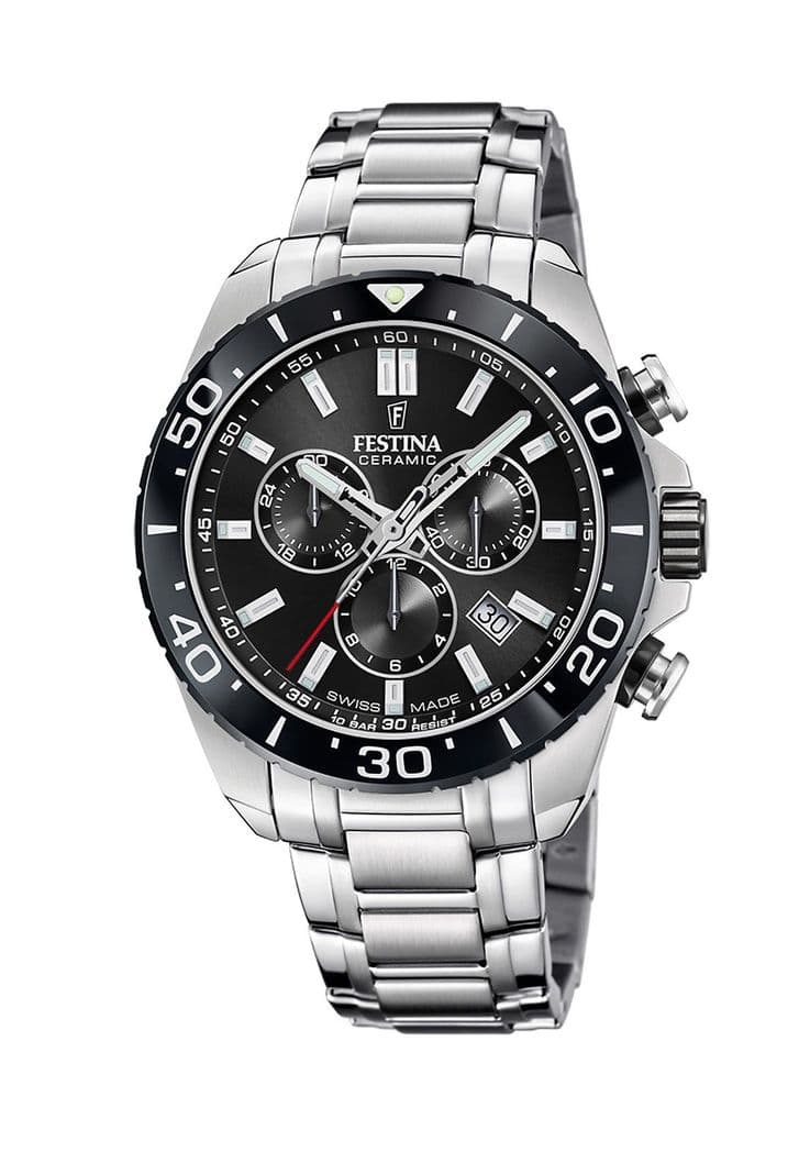 Reloj F20042/4 Festina Swiss Negro Hombre Chrono