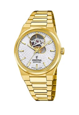 Reloj F20064/1 Festina Swiss Plata Mujer Automatico