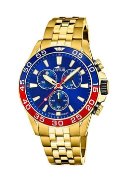 Reloj 18769/3 Lotus Azul Petroleo Hombre Crono Deportivo