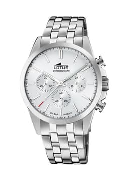 Reloj 18989/1 Lotus Plateado Mujer Chrono Plateado Metalico