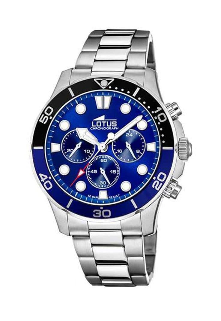 Reloj 18756/4 Lotus Hombre Plateado Crono Deportivo