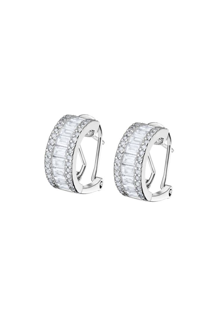 Aros Lp3320-4/1 Lotus Silver Mujer It Girl Plateado Metalico