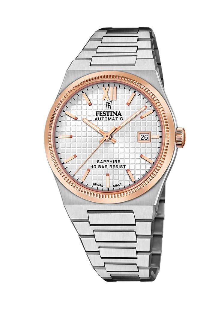 Reloj F20030/1 Festina Swiss Plateado Hombre My Swiss Time Plateado Metalico