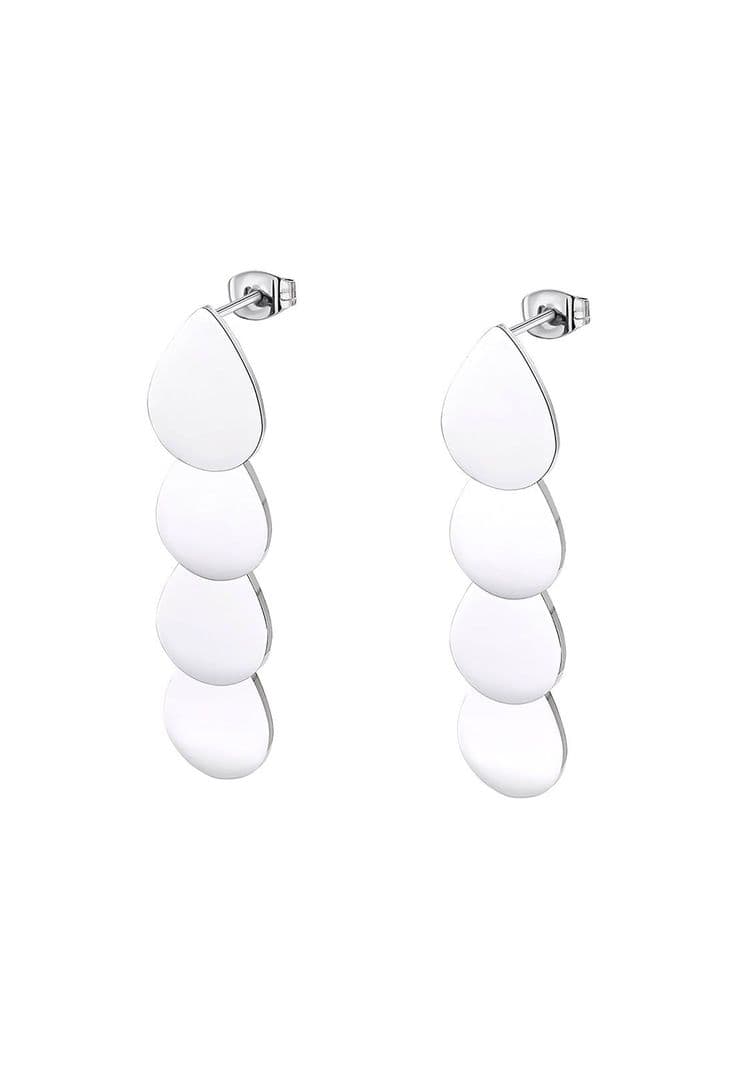 Aros Ls2422-4/1 Lotus Style Mujer Urban Woman Blanco