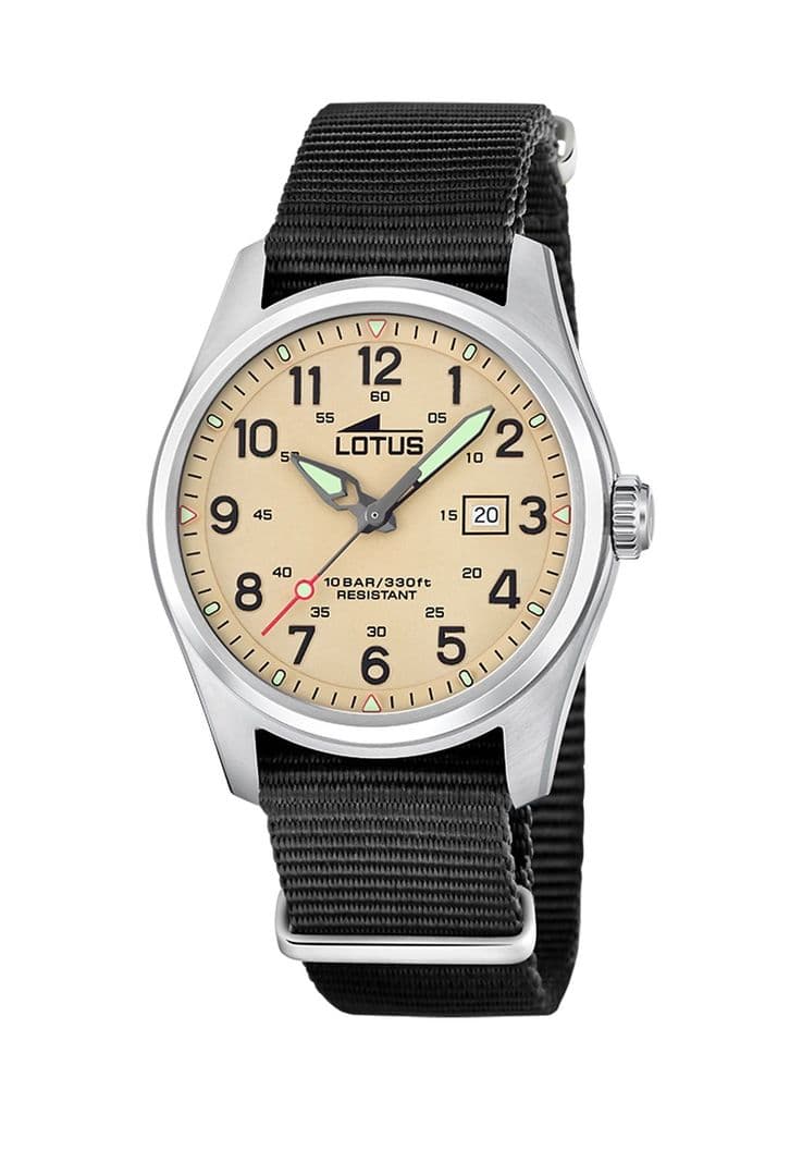 Reloj 19055/1 Lotus Cafe Hombre Minimalist Negro
