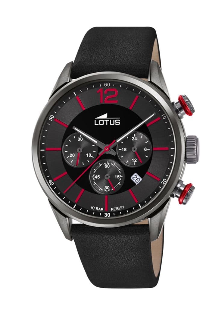 Reloj 18687/6 Lotus Negro Hombre Chrono