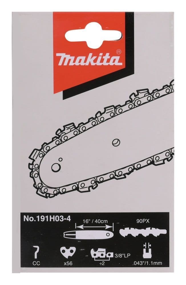 Cadena motosierra 16 56 estabones Makita 191H03-4