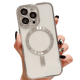 Carcasa Magsafe para iPhone 16 Pro / Colores Plata