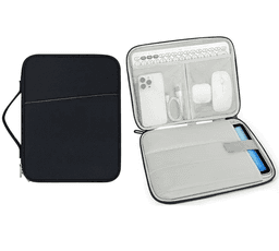 Funda Estuche Para iPad Tablet hasta 13 Pulgadas Negro
