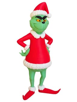 Figura Grinch de 20 cm Impresa en 3D