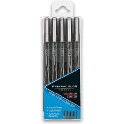 Tiralineas Prismacolor Premier Set 5 Negros Negro