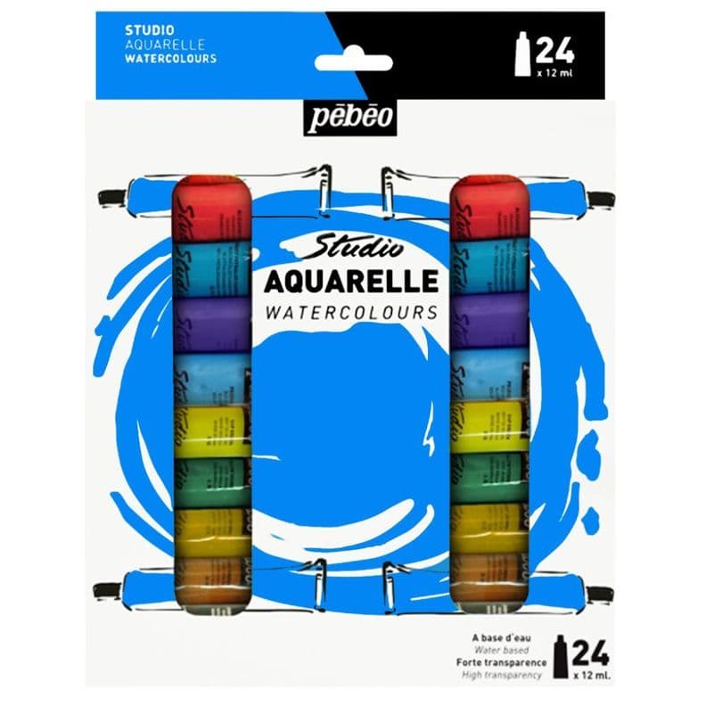 Acuarela Pebeo Studio Set 24 Colores 12ml