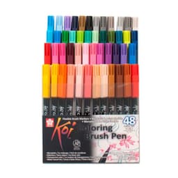 Set 48 Marcadores Acuarelables Koi para Lettering