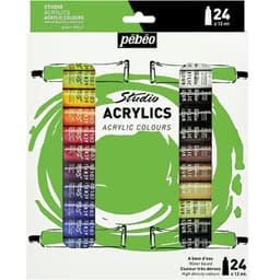 Acrilico Pebeo Studio Pack 24 Colores 12 ml