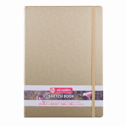 Libreta Art Creation Dorada 21x30cm 140gr 80hjas. Dorado
