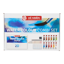Set 12 Acuarelas Art Creation Combi + Accesorios
