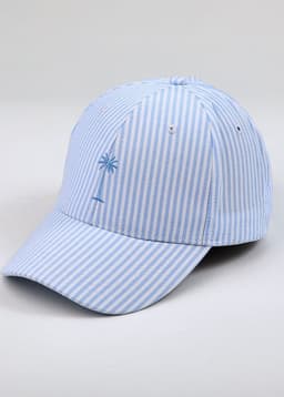 Sombrero Jockey Palm Beach Blue Humana Azul