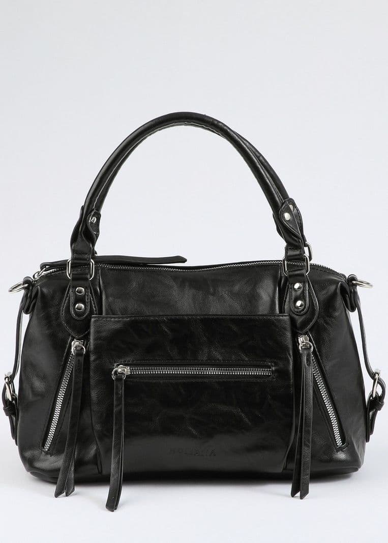 Cartera Cruzada Mini Vittoria Black Humana Negro