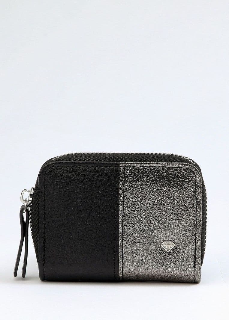 Billetera Chica Urgell Black I-D Negro