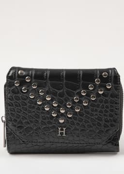 Billetera Chica Hazel Black Humana Negro