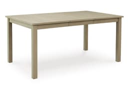 Mesa comedor Calmoro extensible Beige