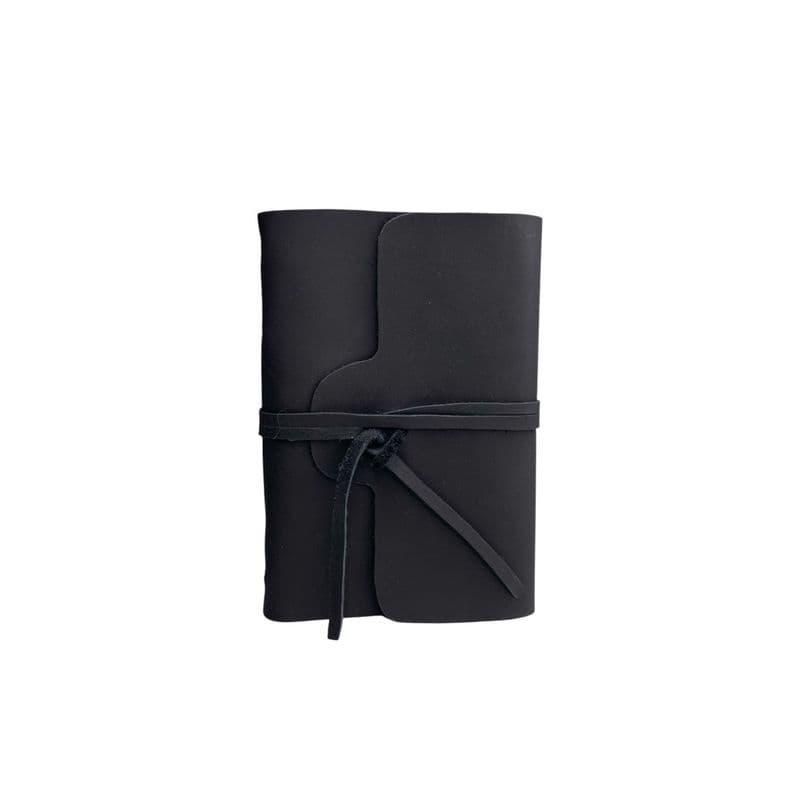 Libreta de cuero Futalefu negra Negro