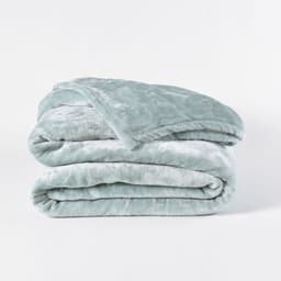 Frazada Flannel basica 2Pturquesa Fabrics Turquesa
