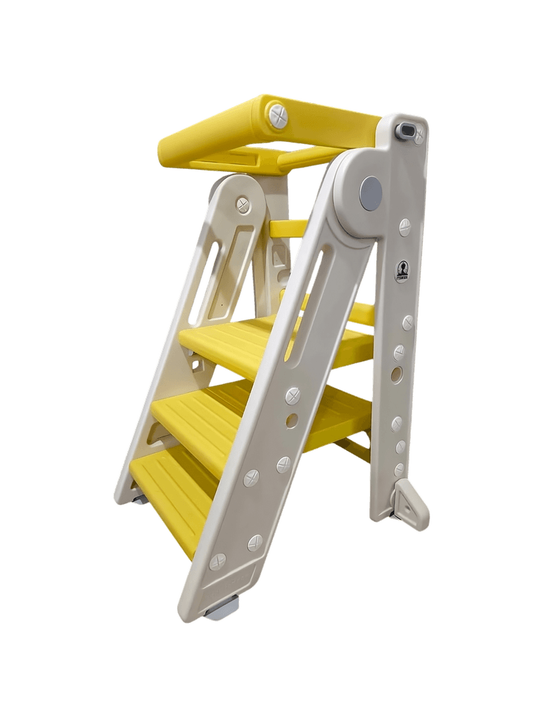 Torre de Aprendizaje Plegable Itsukids Plus (Montessori) Amarillo 1-4 Anos
