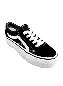 Zapatilla Plataforma Mujer Belen Negro Bella Moda 40